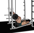 Crunch - Smith Machine Raised Leg